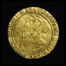 Charles I unite obverse