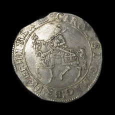 Charles I halfcrown obverse
