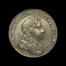 George I shilling obverse