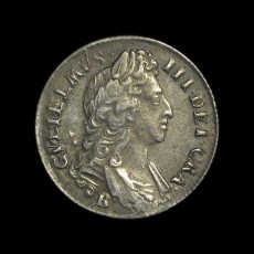 William III shilling obverse