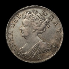 1708 halfcrown obverse