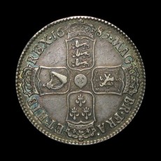 James II halfcrown reverse