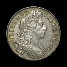 William III halfcrown obverse