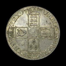 William III halfcrown reverse