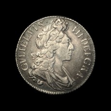William III shilling obverse