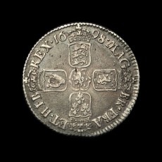 William III shilling reverse