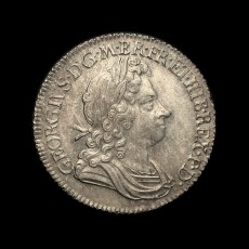 1718 shilling obverse