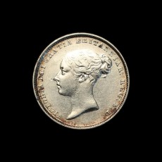 1846 sixpence obverse