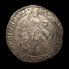 Charles I halfcrown obverse