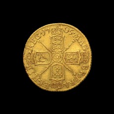 1705 half guinea reverse