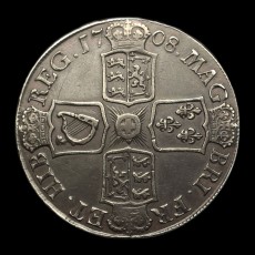 1708 Edinburgh crown reverse