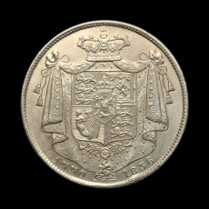 1836 halfcrown reverse