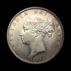 1887 halfcrown obverse