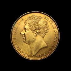 1823 two pounds obverse