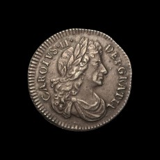 1683 sixpence obverse