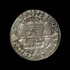 Henry VIII Irish groat obverse