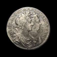 1690 halfcrown obverse