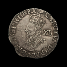 Charles I shilling obverse