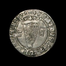 Henry VIII Irish groat reverse