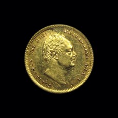 William IV half sovereign obverse