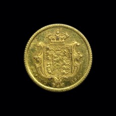 William IV half sovereign reverse