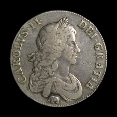 Charles II crown obverse