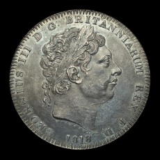 1818 crown obverse
