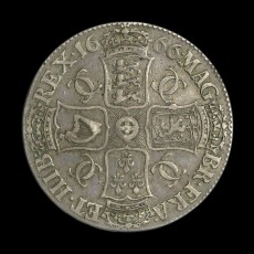 Charles II crown reverse