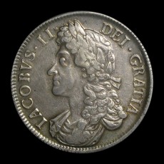 James II Crown obverse