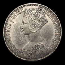 1847 crown obverse