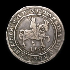 Edward VI halfcrown obverse