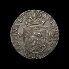 Mary Queen of Scots testoon obverse