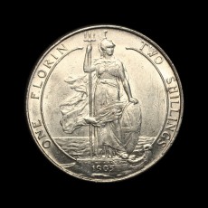 1905 florin reverse