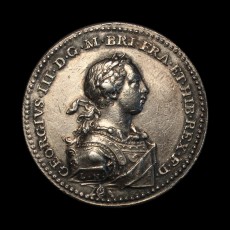 George III coronation medal obverse