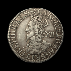 Charles I shilling obverse
