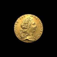 George III quarter guinea obverse