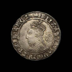 Elizabeth I sixpence obverse