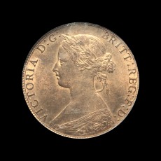 1862 halfpenny obverse