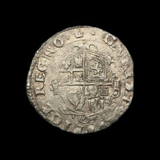Charles I sixpence reverse
