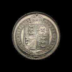 1889 shilling reverse