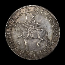 Charles I halfcrown obverse