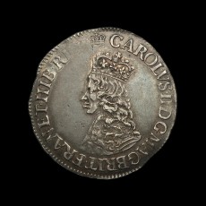 Charles II sixpence obverse