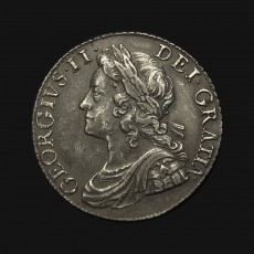 1741 shilling obverse