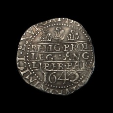 Charles I shilling reverse