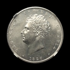 1826 halfcrown obverse