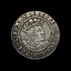 Henry VIII groat obverse