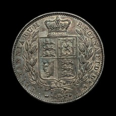 1840 halfcrown reverse