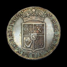 1689 halfcrown reverse