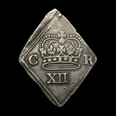 Charles I shilling obverse