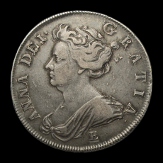 1707 halfcrown obverse